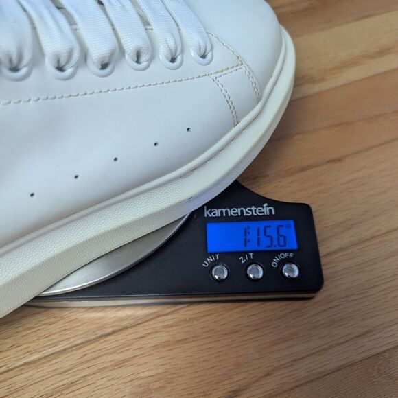 Alexander McQueen Men's Platform Sneakers Black and White 38 - Picture 15 of 15